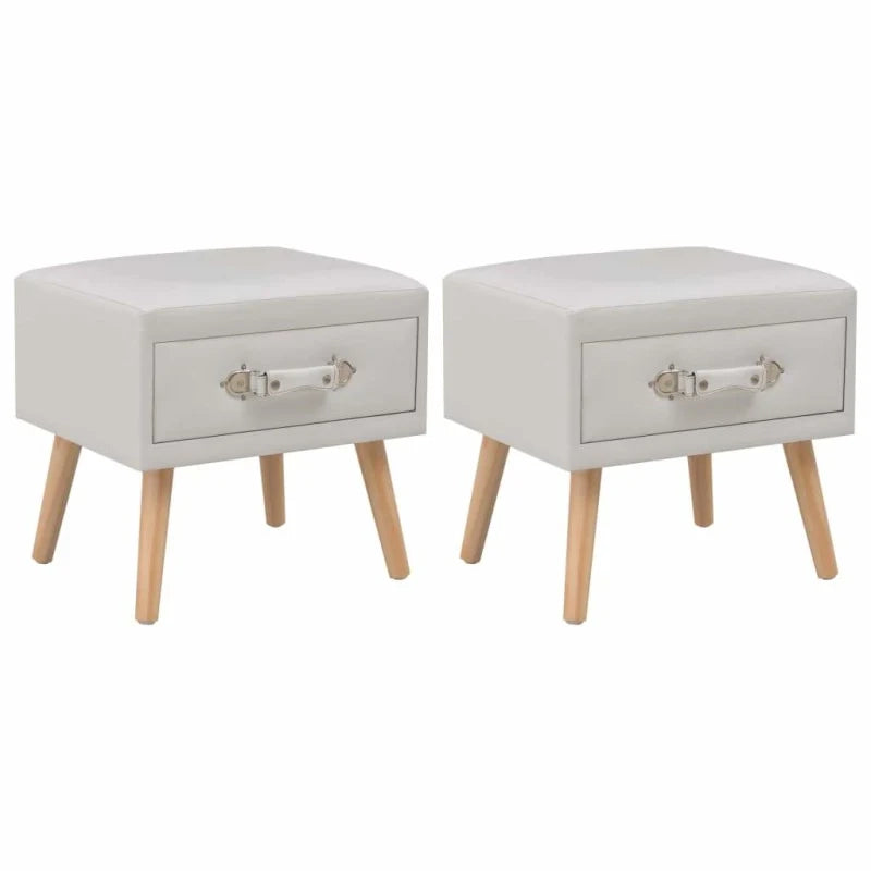 Comodino comodino cassettiera mobili per camera da letto 2 pezzi bianco 40x35x40 cm sintetico 1402055