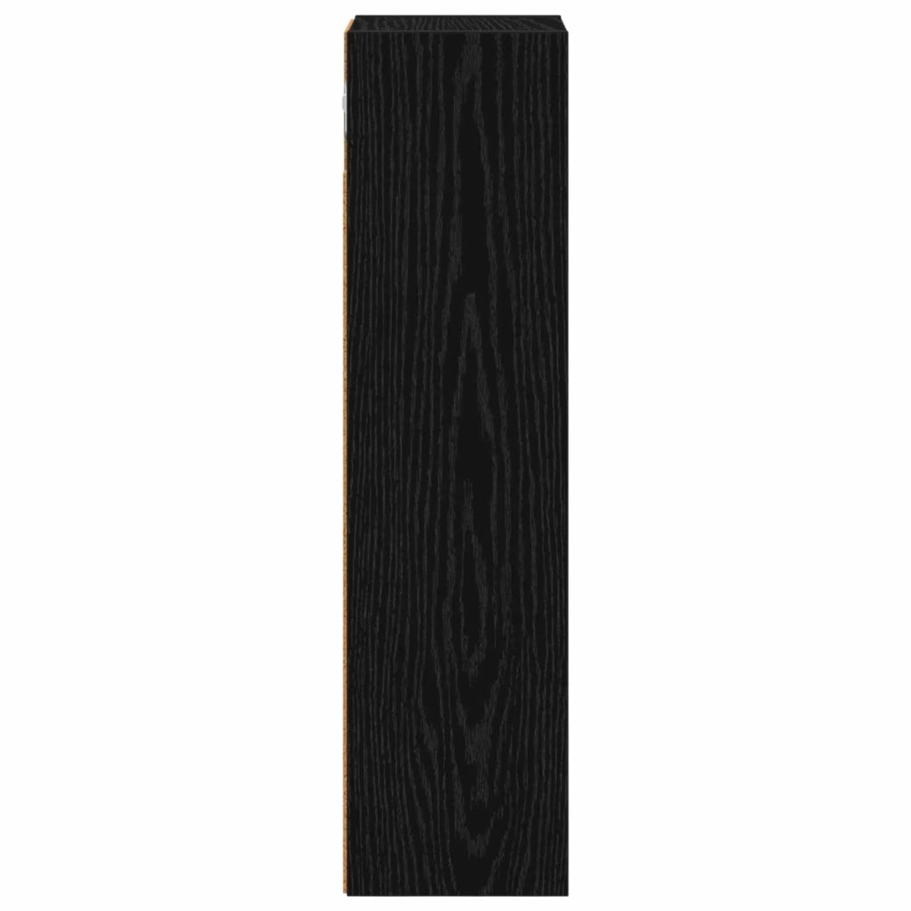 Armadio da bagno a muro Rovere Nero 20 x 16 x 62,5 cm 889304