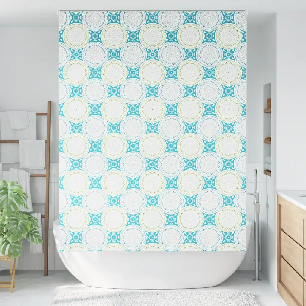 Tenda a Rullo Doccia 150x240 cm Larghezza Tessuto 146 cm 4014885