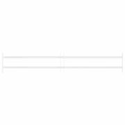 Griglia di Sicurezza per Finestre con 2 Traverse 93-174 cm CFW1465517