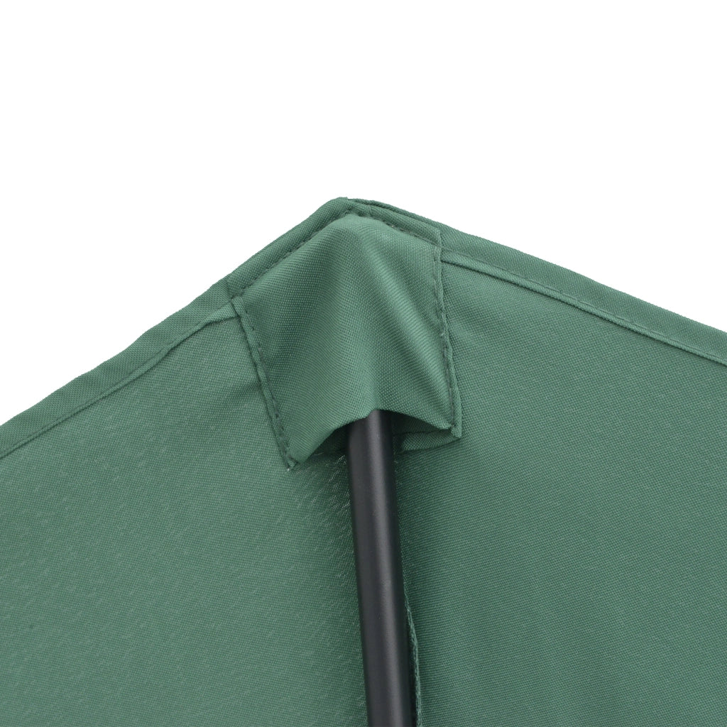 Ombrellone da Balcone ? 2,7 m ¨C zephmum ¨C Verde Poliestere Metallo 5 Traverse