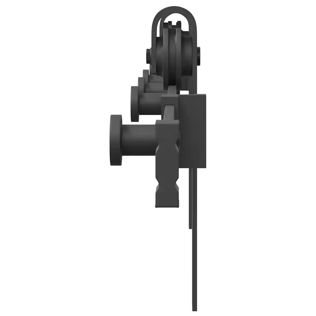 Kit di Binari per Porte Scorrevoli 152,5 cm Acciaio Nero CFW2808577