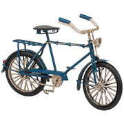 Bici in metallo blu 22x6,5x12h
