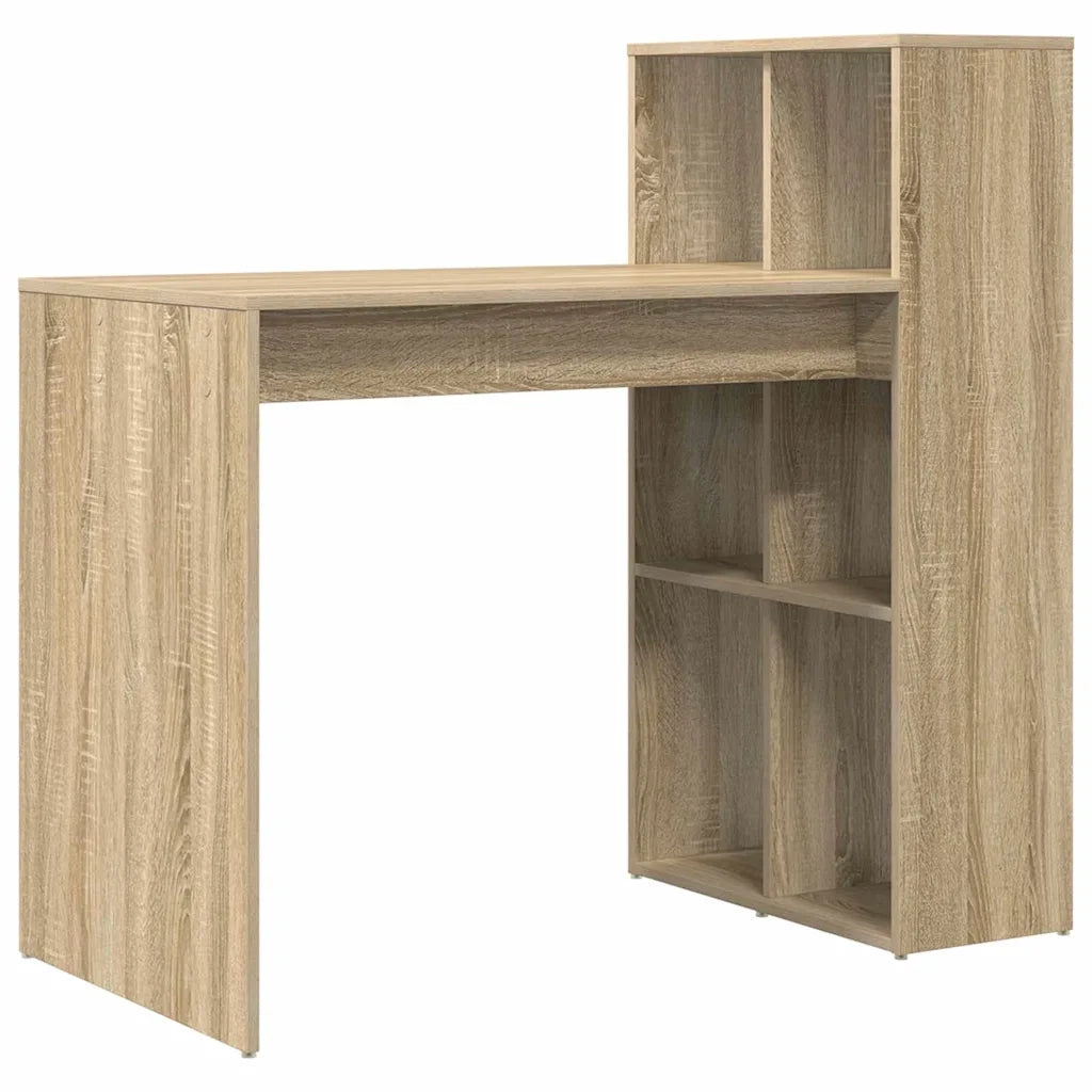 Scrivania | Tavolo da Ufficio Rovere Sonoma 108 x 55 x 103.5 cm Legno multistrato