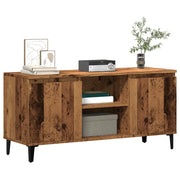 Mobile Porta TV Legno Antico 102x35x50 cm in Legno Multistrato 856430