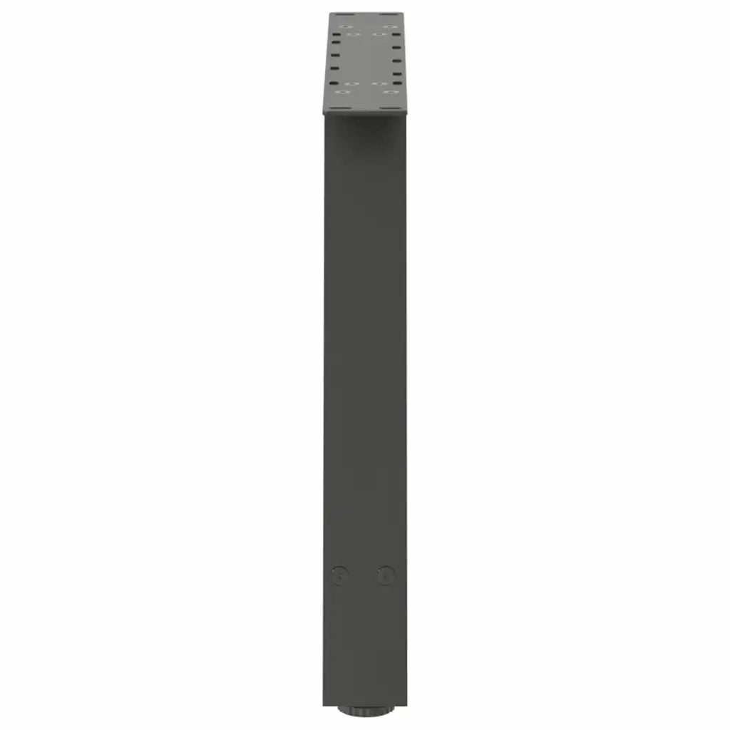 vidaXL Gambe per Tavolino da Caffè a Forma di A 2 pz Antracite 70x(42-43) cm Acciaio