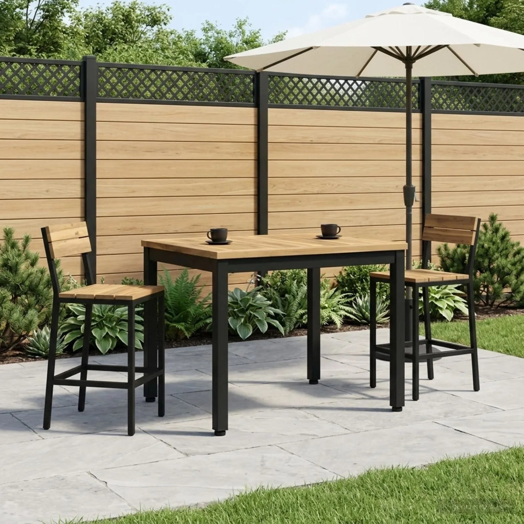 Tavolino da salotto Bianco e Nero 50 x 60,5 x 36 cm 901736