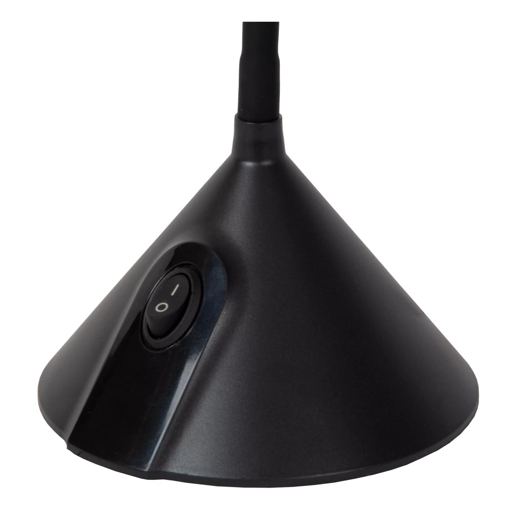 Lampada da scrivania nera regolabile LED 3,2W Milo Lucide