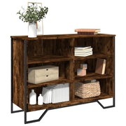 Credenza Rovere Fumo 101x35,5x74,5 cm in Legno Multistrato 848556