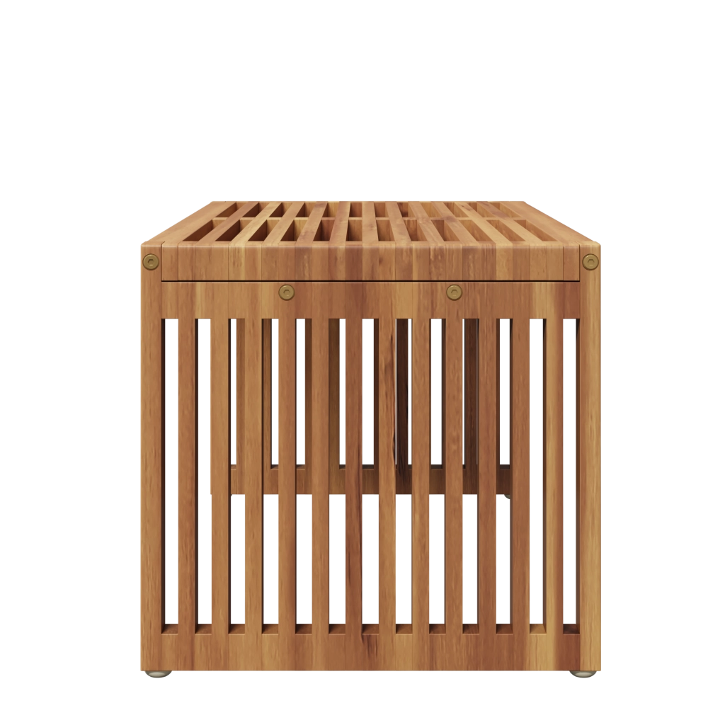 Tavolino da giardino 70x37,5x35,5 cm in legno massello di teak
