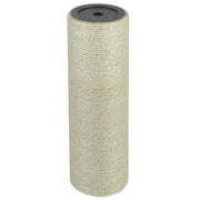 Tiragraffi albero per gatti cuccia per gatti peluche 8 x 25 cm spessore 10 mm beige 3702029