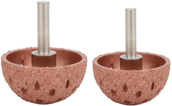 Wolfraamstalen Band Polijstwiel Automatico a Rullo Rotante per Precisione - 2 Pezzi - Resistente e Efficiente - Adatto per Dive...