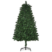 Albero di Natale Artificiale 150 cm Verde ¨C zephmum ¨C PVC Ign¨ªfugo Base Pieghevole