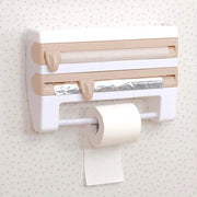 Houder multifunzionale per cucina con taglierino - Soluzione di organizzazione pratica per cucina e bagno