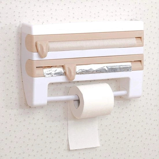 Houder multifunzionale per cucina con taglierino - Soluzione di organizzazione pratica per cucina e bagno