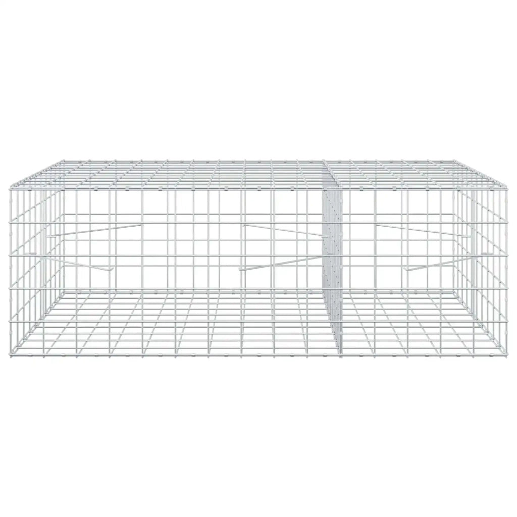 Gabione con Filo da 3,5 mm e Rete da 10x10 cm 150x100x50 cm 3463365