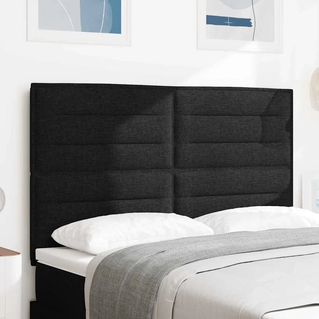 Testiera | Testata Nero 160 cm Tessuto