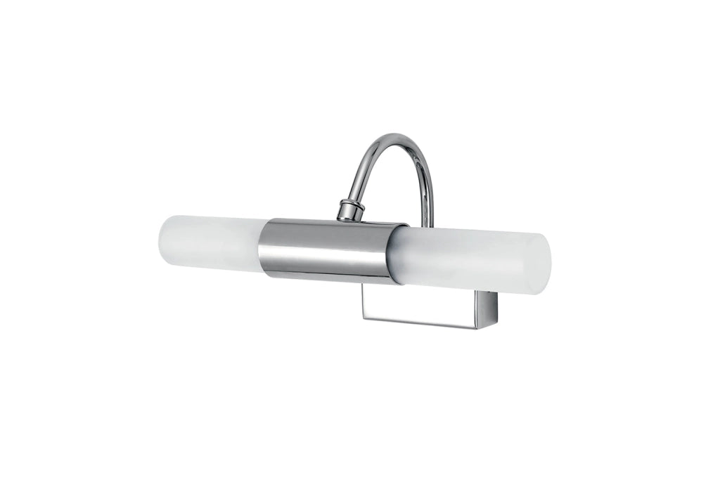 APPLIQUE DA SPECCHIO ROBY CROMO 2 LUCI ATTACCO G9 IP23 23X12X11CM