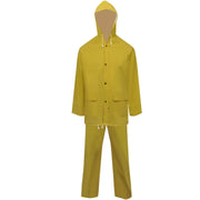 Impermeabile Verde resistente a 2 pezzi con cappuccio Giallo XL CFW4634702