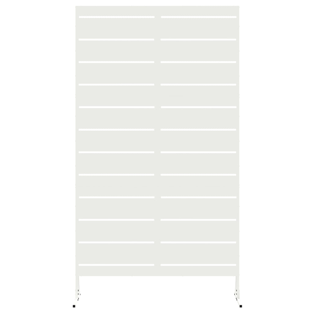 Pannello di Recinzione in Metallo Bianco Metallo Standard