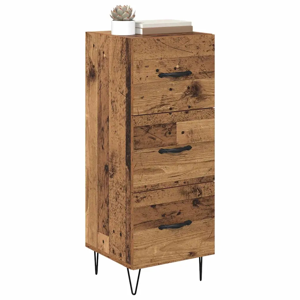 Credenza-Buffet-Armadio da cucina Legno vecchio 34 x 34.5 x 90 cm Legno multistrato 278406