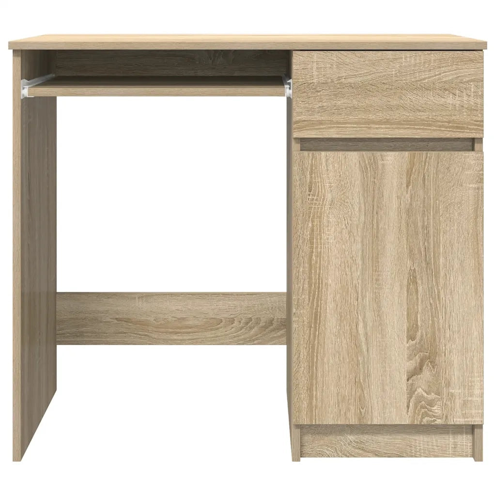 vidaXL Scrivania Rovere Sonoma 86x49x76 cm in Legno Multistrato