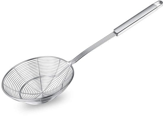 Spazzola a schiuma da frittura - Dimensioni 44,5 x 17,6 cm - Interamente in acciaio inossidabile con manico lungo - 1 pezzo - Per cucinare e friggere