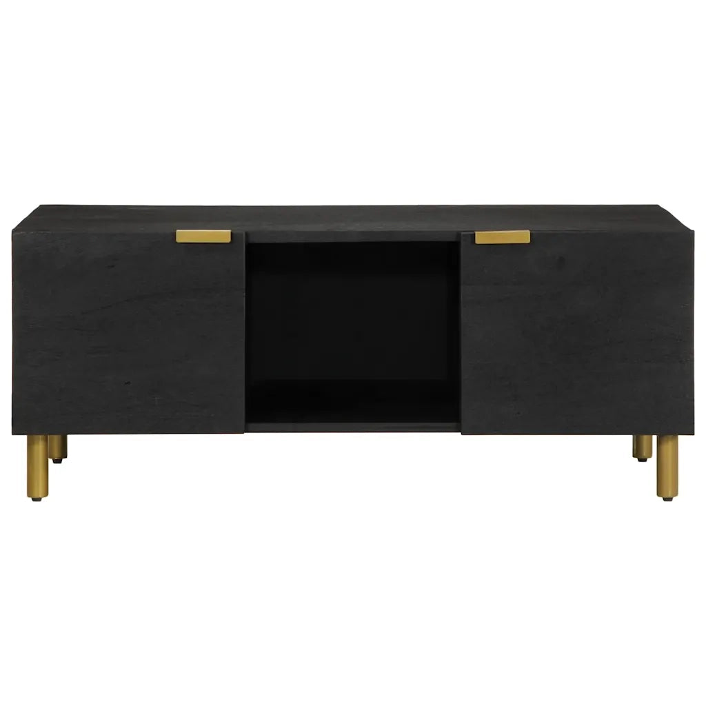 Tavolino da salotto | Tavolino da caff¨¨ | Tavolino da Soggiorno Nero 100x54x40 cm in Legno Multistrato