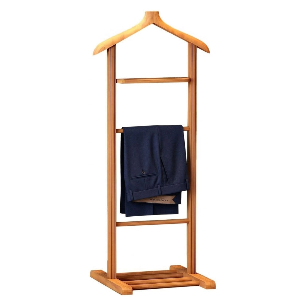 Oulux, Appendiabiti Installazione a Terra, 120h cm Marrone Rovere