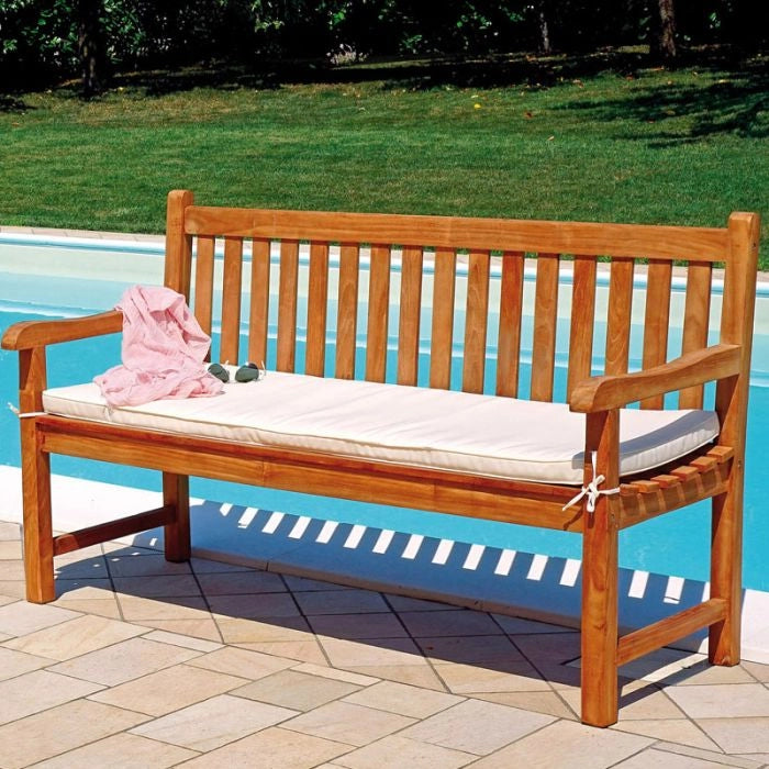 Panca in legno Teak SALINA a 3 posti