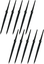 Set di 10 Microirrigazione Aghi - Pennelli per Irrigazione - 40 cm - Guida al Suolo per Giardinaggio - Utile per Giardino e Coltivo.