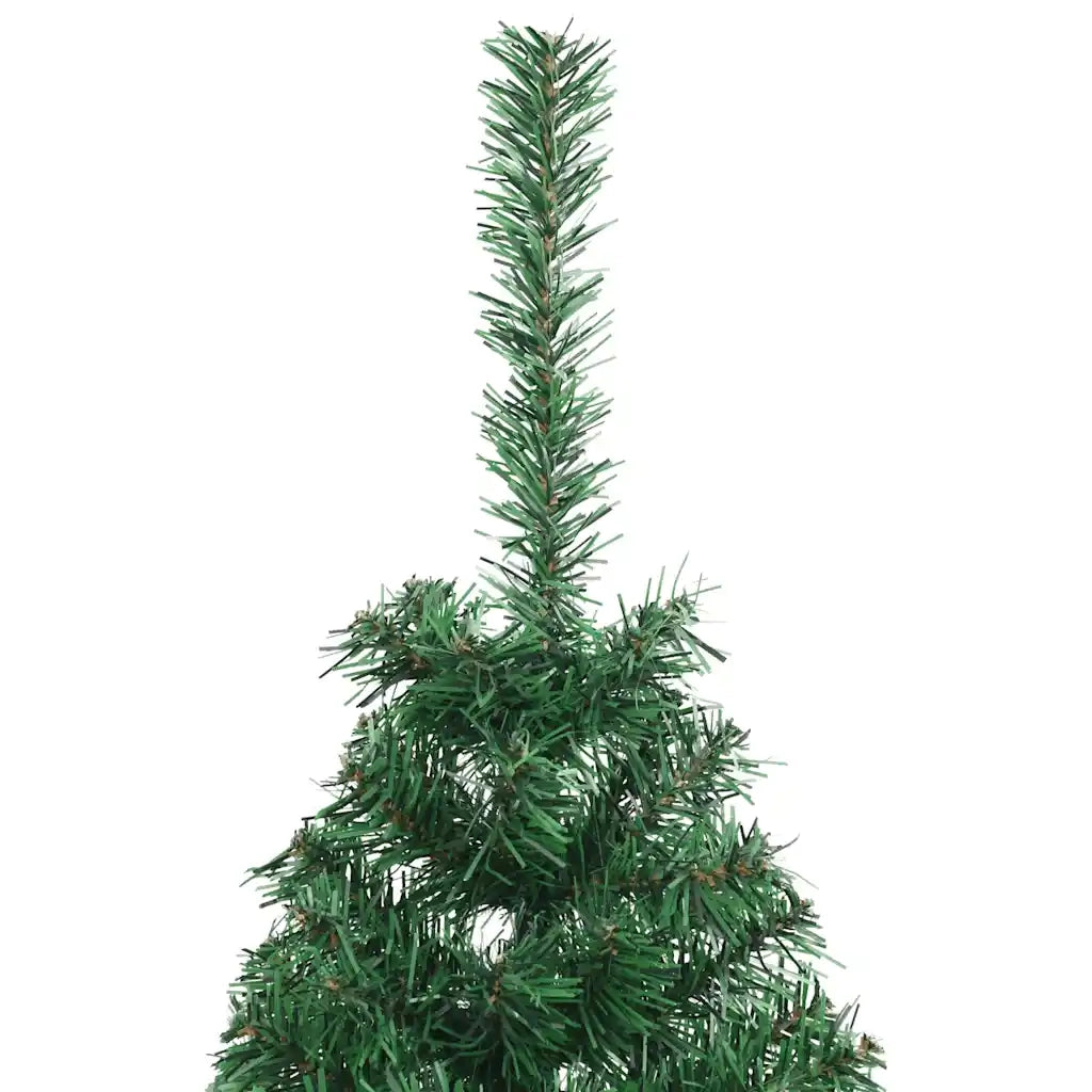 Albero di Natale Artificiale a MetÃ  Supporto Verde 150 cm PVC cod mxl 5507