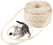 Tessuto in sisal per palo di protezione - materiale naturale - 30m - 6mm