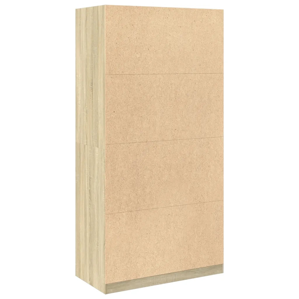 Armadio Rovere Sonoma 100x50x200 cm in Legno tecnico