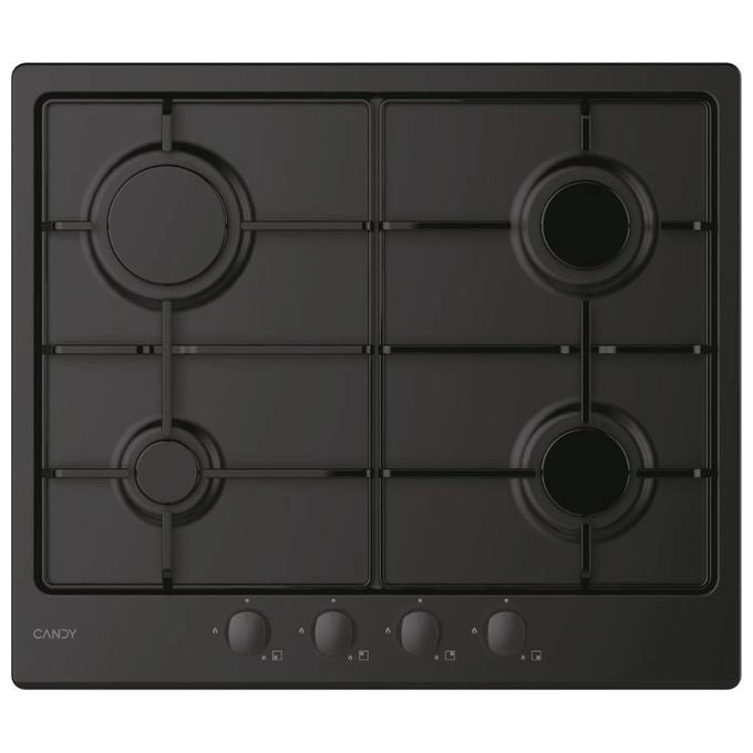 Candy Idea CHW6BRBB Nero Da incasso 60 cm Gas 4 Fornello(i)