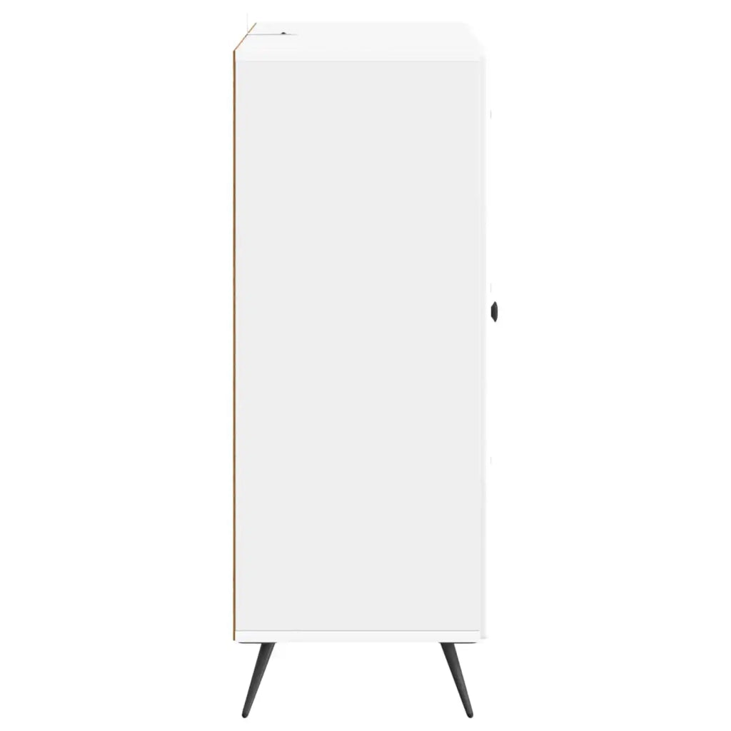 Credenza Bianco Lucido 66 x 34,5 x 90 cm Legno ingegnerizzato 895549
