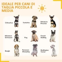 Recinto per Cani a 6 Pannelli Modulabili da Interno ed Esterno, in Acciaio, 164x83x80 cm, Nero