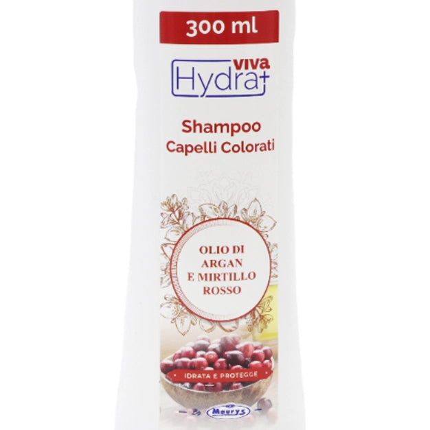 HYDRA VIVA+ SHAMPOO IN FORMATO DA 300 ML ARGAN E MIRTILLO ROSSO