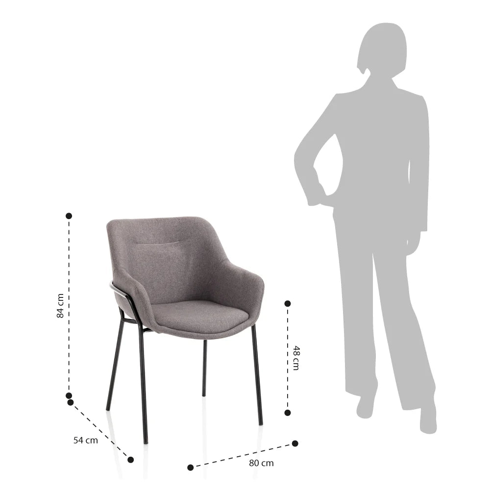 Set 2 Poltroncine SUNDAY grigio