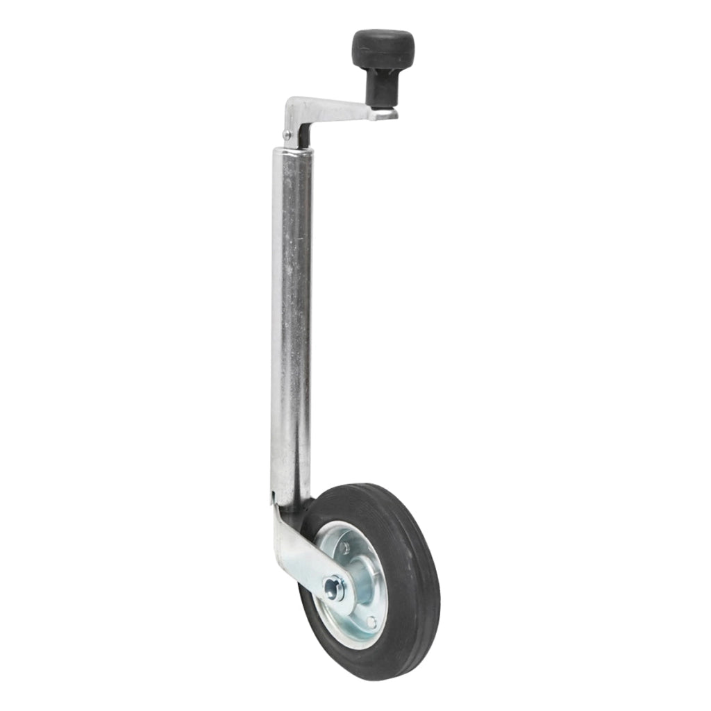Ruota di supporto per rimorchio in PVC 160X40mm, diametro tubo esterno 34mm, diametro tubo interno 28mm, carico 100Kg