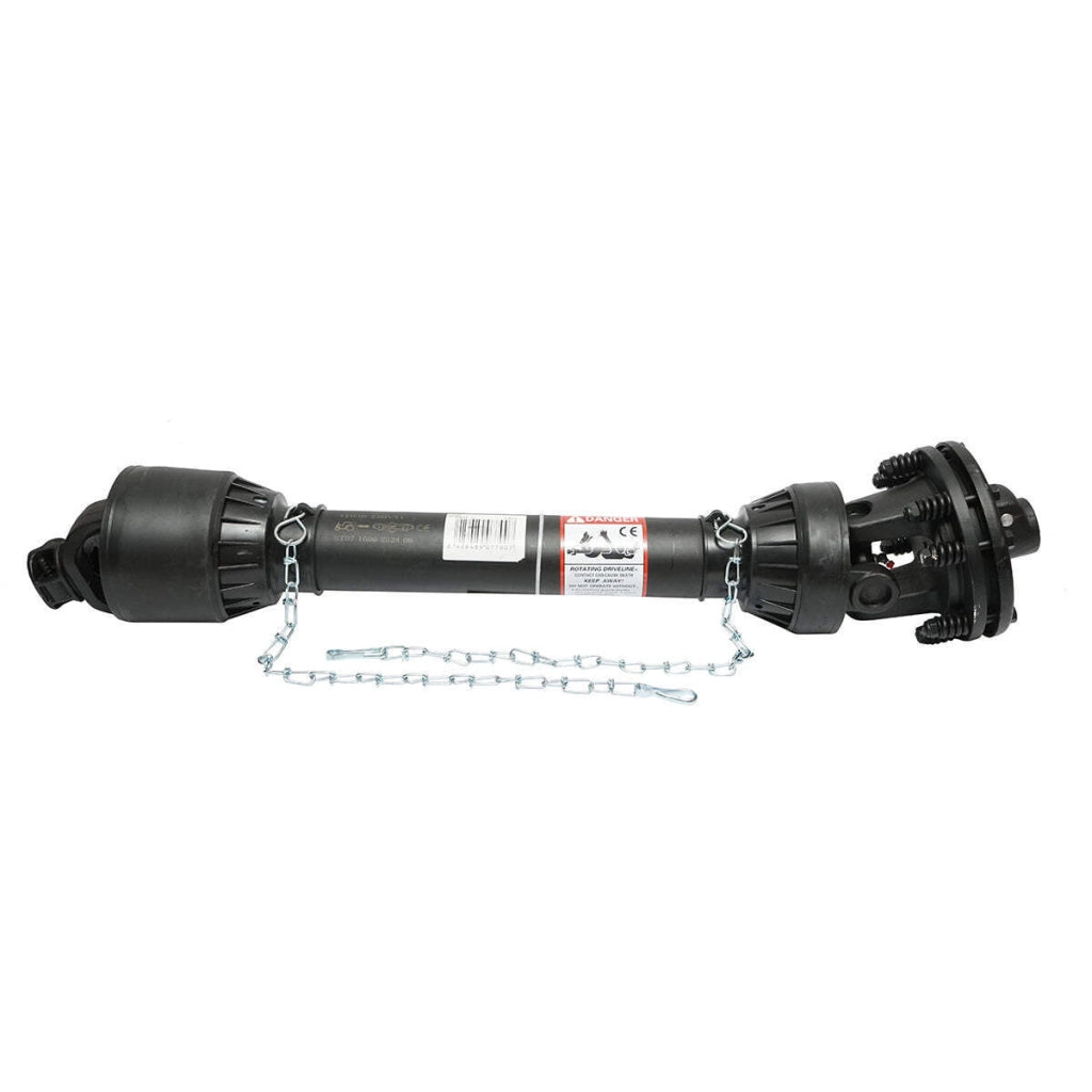 Albero cardanico Cardano 1000 mm S7 T7 con frizione 2 dischi croce 30,2x106,5 (tubo stella) 1 3/8 Z=6