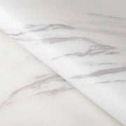 Foglia decorativa con effetto marmo autoadesivo - 1 pezzo - bianco con grigio chiaro