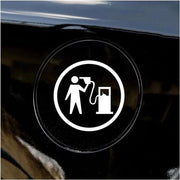 Sticker per coperchiatank - Decalcomanie divertenti per auto, camion, motocicletta e SUV (Bianco)
