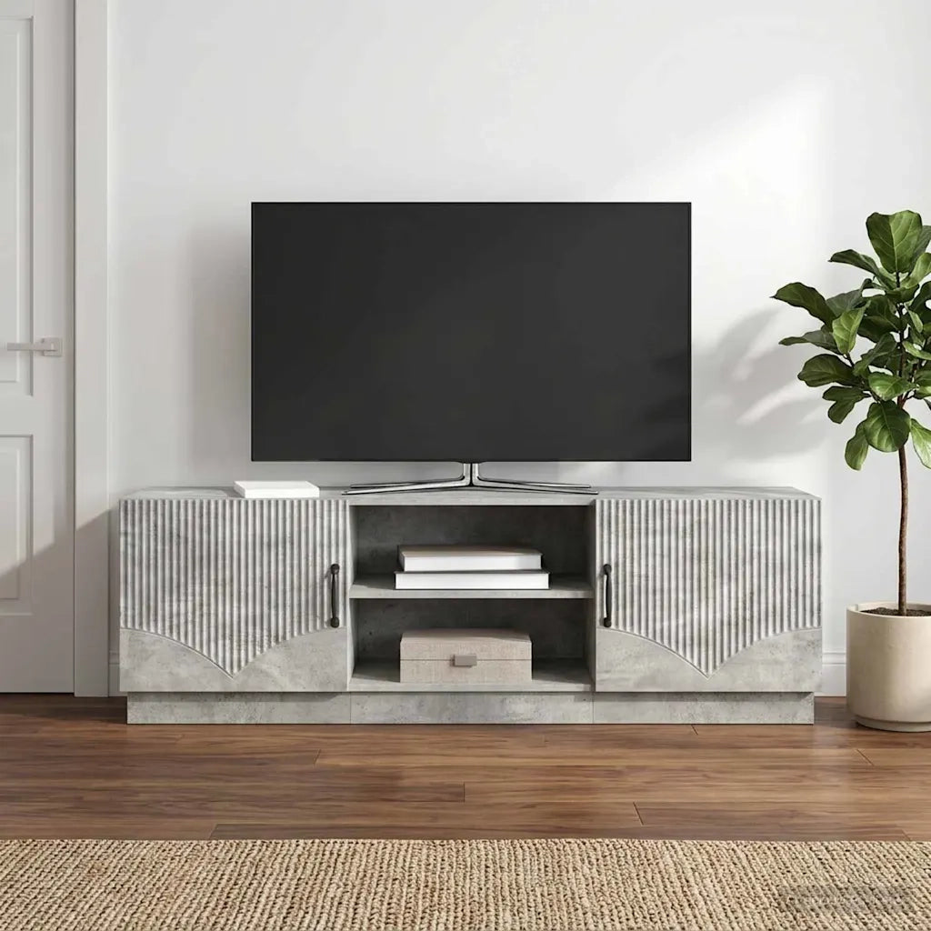 Mobile TV Grigio Cemento 150 x 31 x 47 cm Legno ingegnerizzato 895378