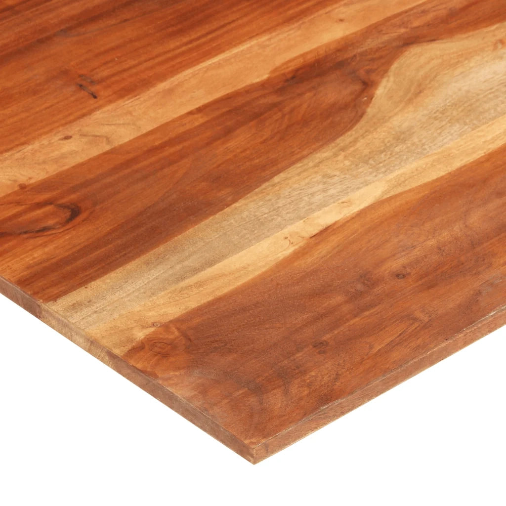 Piano Tavolo in Legno Massello di Acacia 15-16 mm 70x80 cm