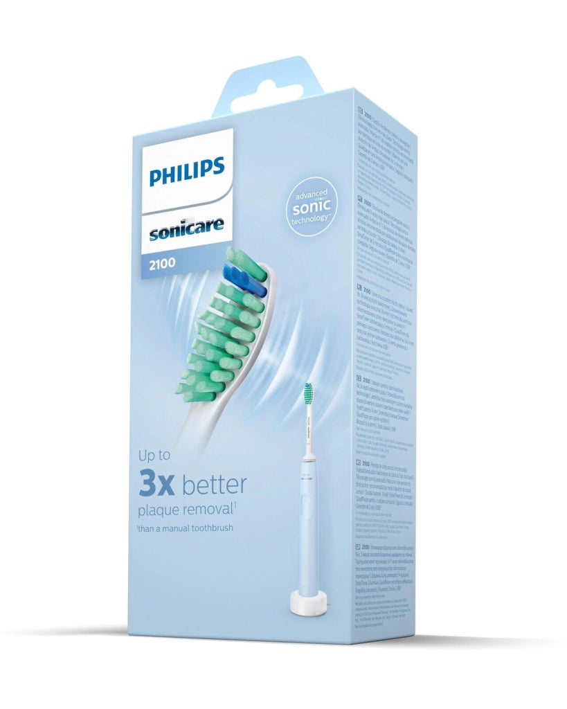Philips 2100 series Sonicare Spazzolino Elettrico Sonico Azzurro HX3651/12