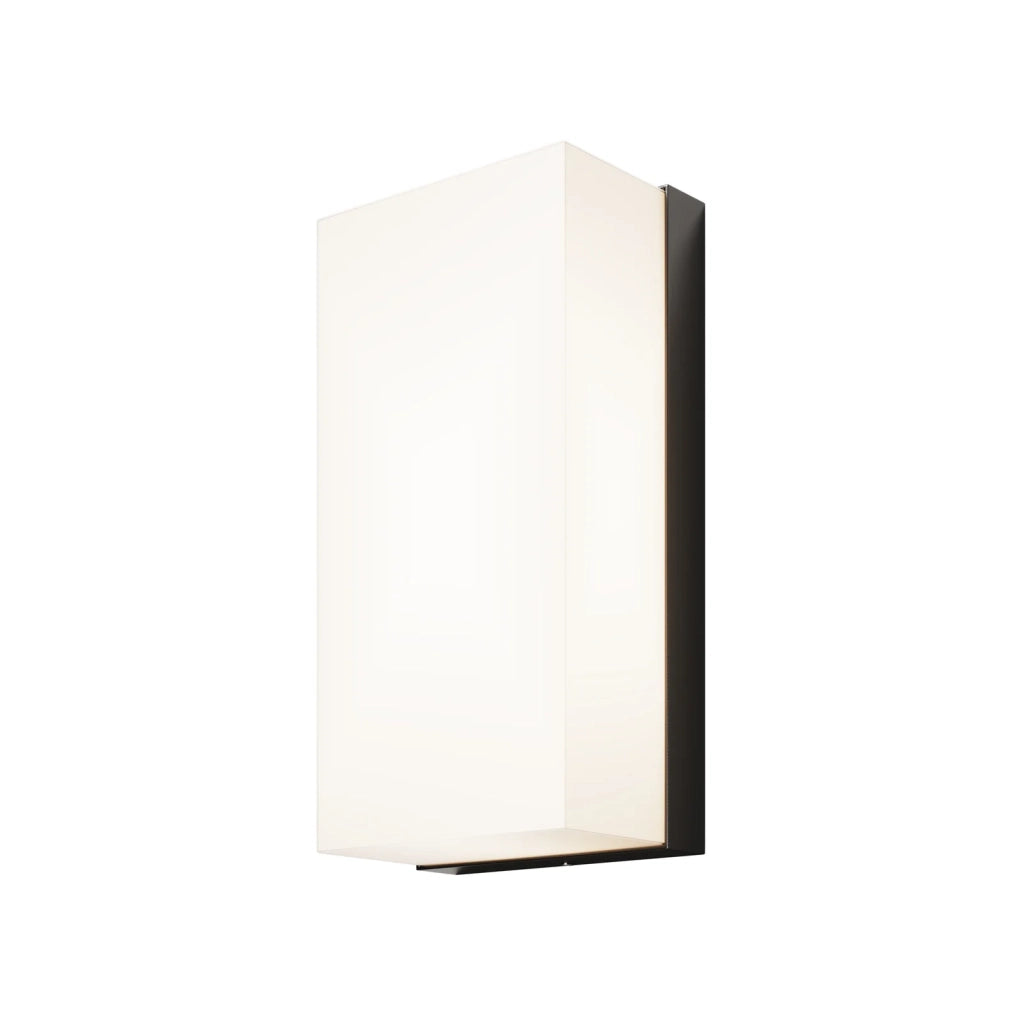 Maytoni Applique moderna Badd 1 luce LED integrato IP54 grafite alluminio diffusore acrilico bianco opaco