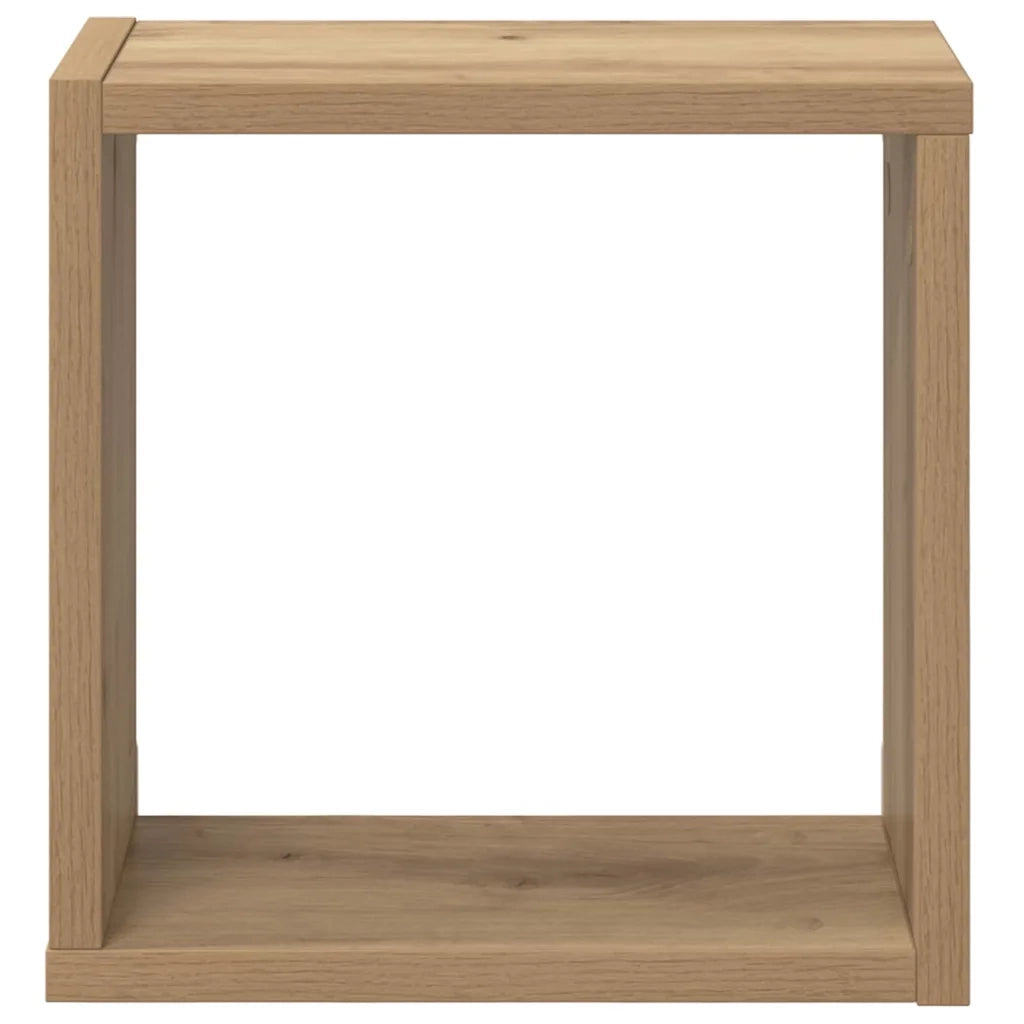 vidaXL Mensole da Parete 2 pcs rovere artigianale 26 x 15 x 26 cm