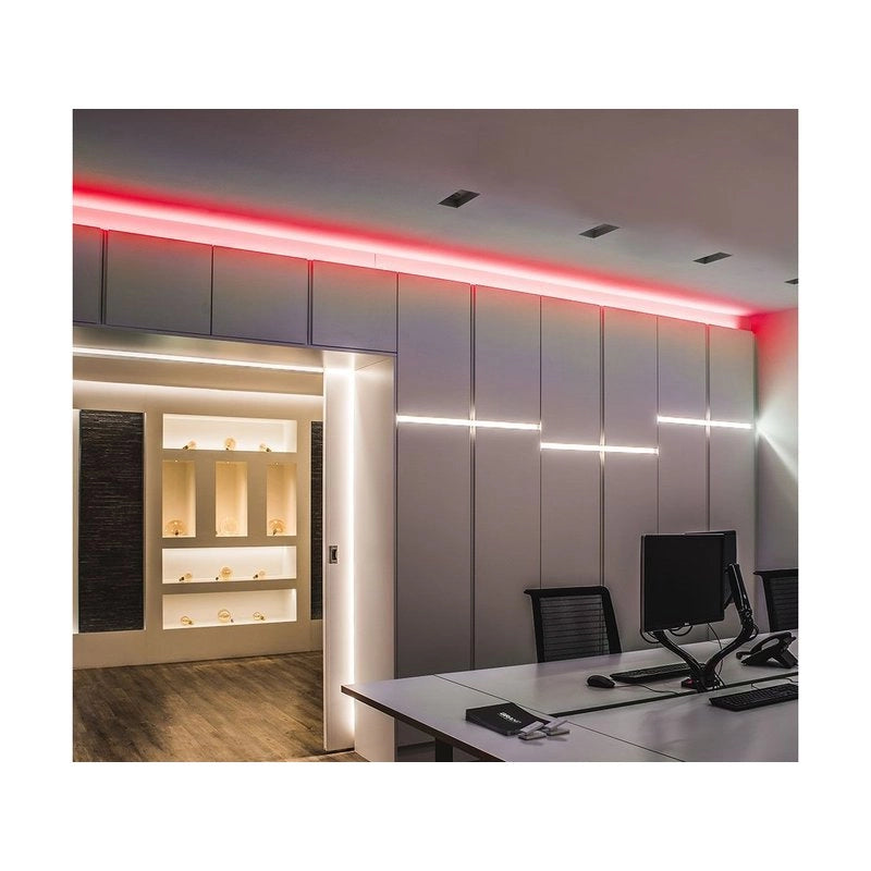 24V Bobina Striscia Led Neon Flex Colore Rosso Red 10 Metri IP65 8W/M SKU-2516