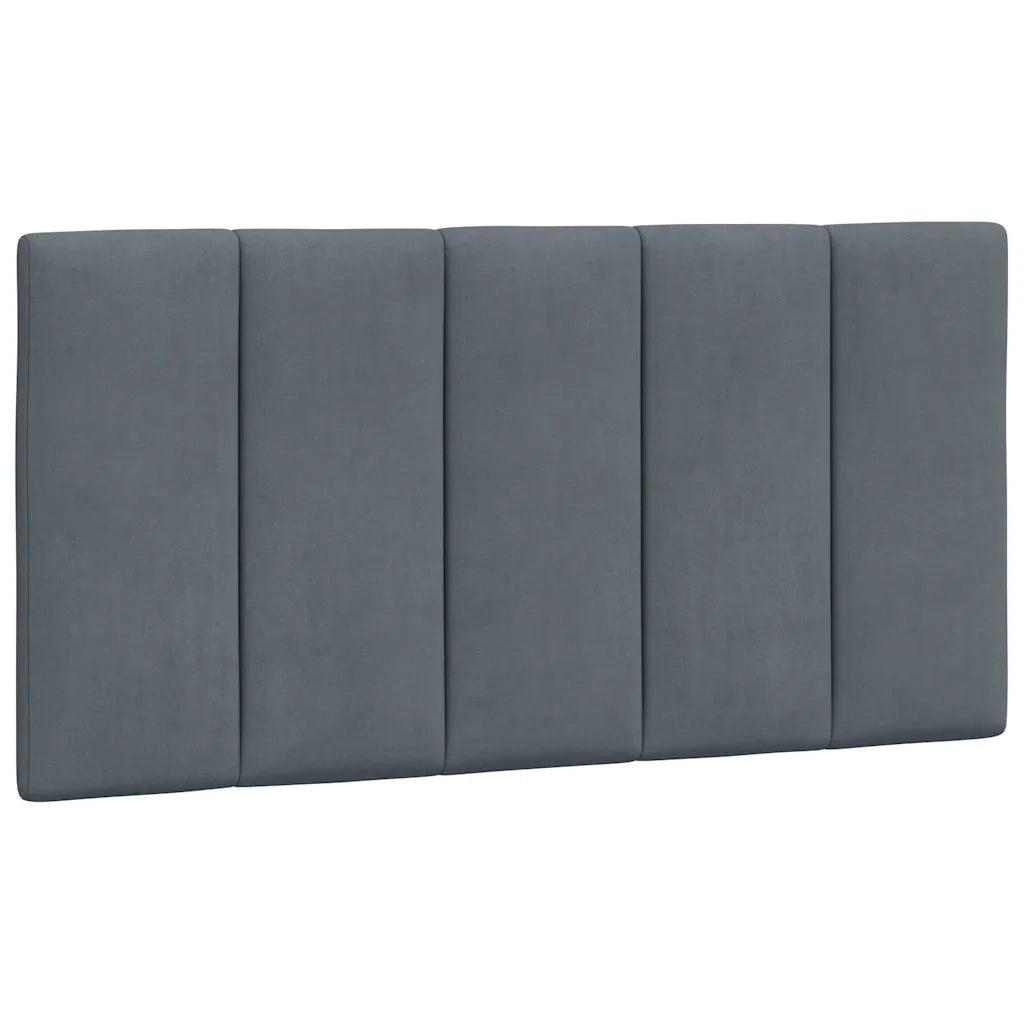Giroletto con Luci LED Grigio Scuro 100x200 cm in Velluto